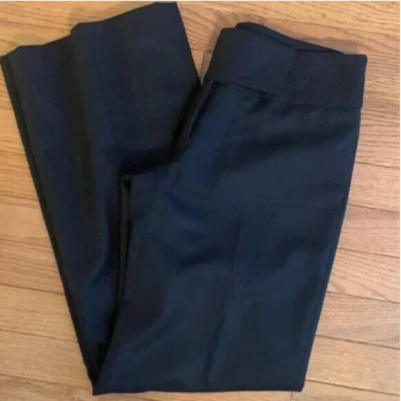 Milly Women's Wool Wide Leg Black Pants Size 2 - Picture 3 of 7